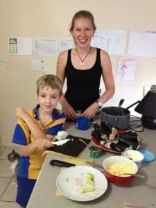 Cooking with kids