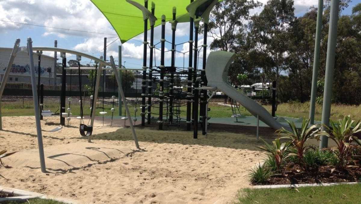 Playground near Kingstone train station on Beenleigh train line