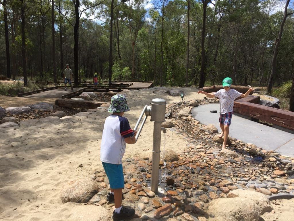 Playground at karawatha forest discovery centre