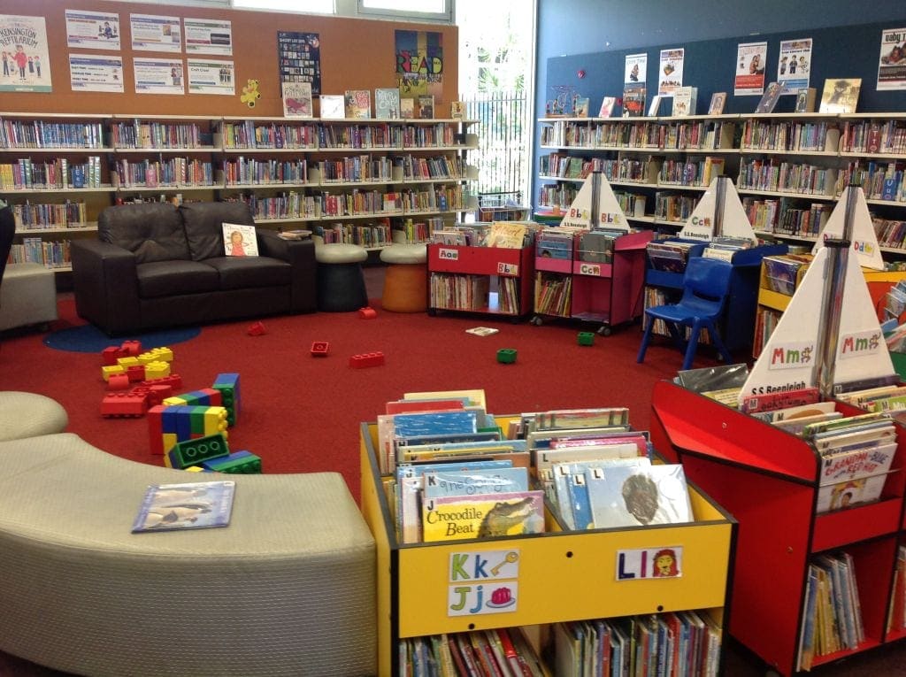 Inside Beenleigh Library - visited from Gold Coast train line
