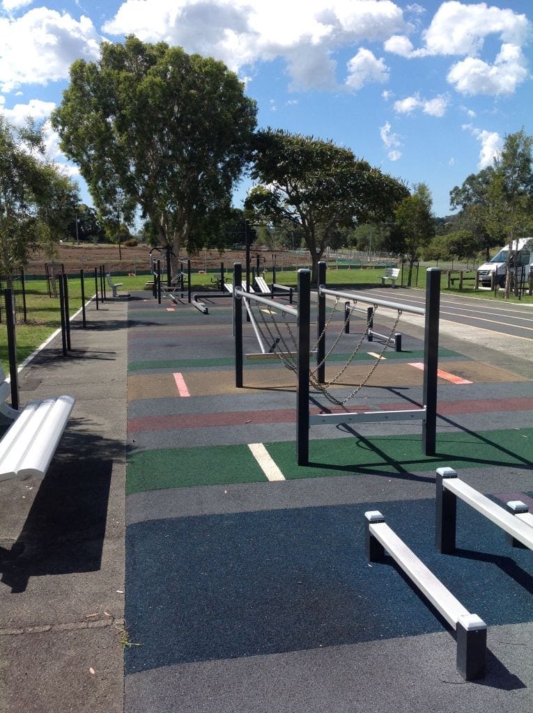 Bethania Aquatics Centre play area for sport practice - accessed on the Beenleigh train line