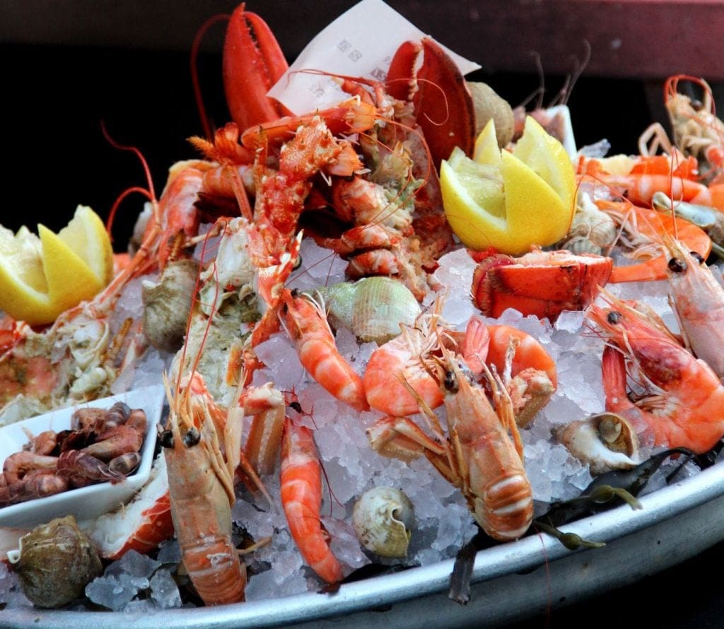 Fresh Prawns and Crabs