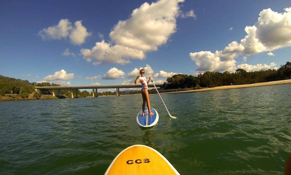 Stand Up Paddleboarding at Currumbin Creek