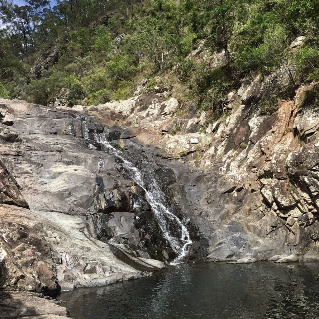 Cedar Creek Falls Mt Tamborine with kids