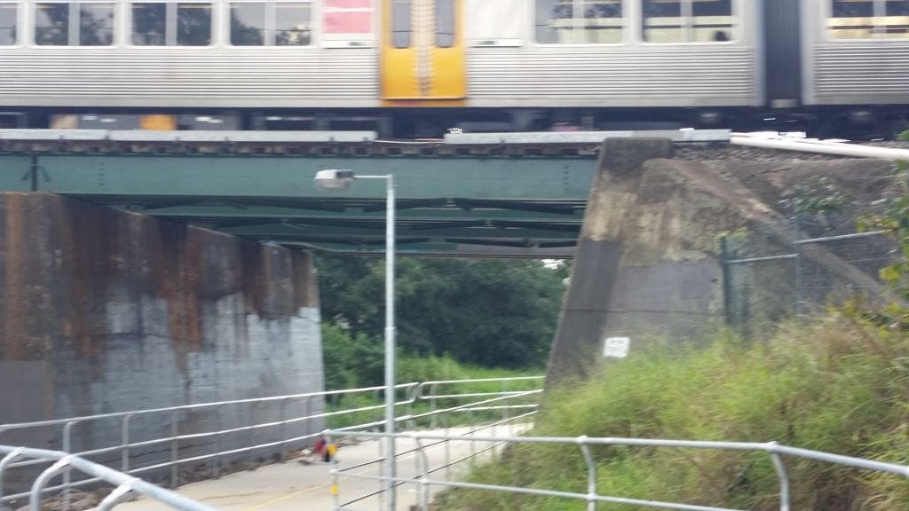 Train overpass Toombul