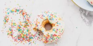 Fairy Bread Baked Donuts