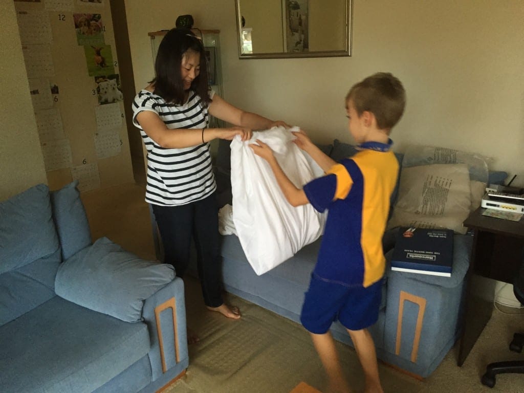 Can I afford an au pair - helping with the housework