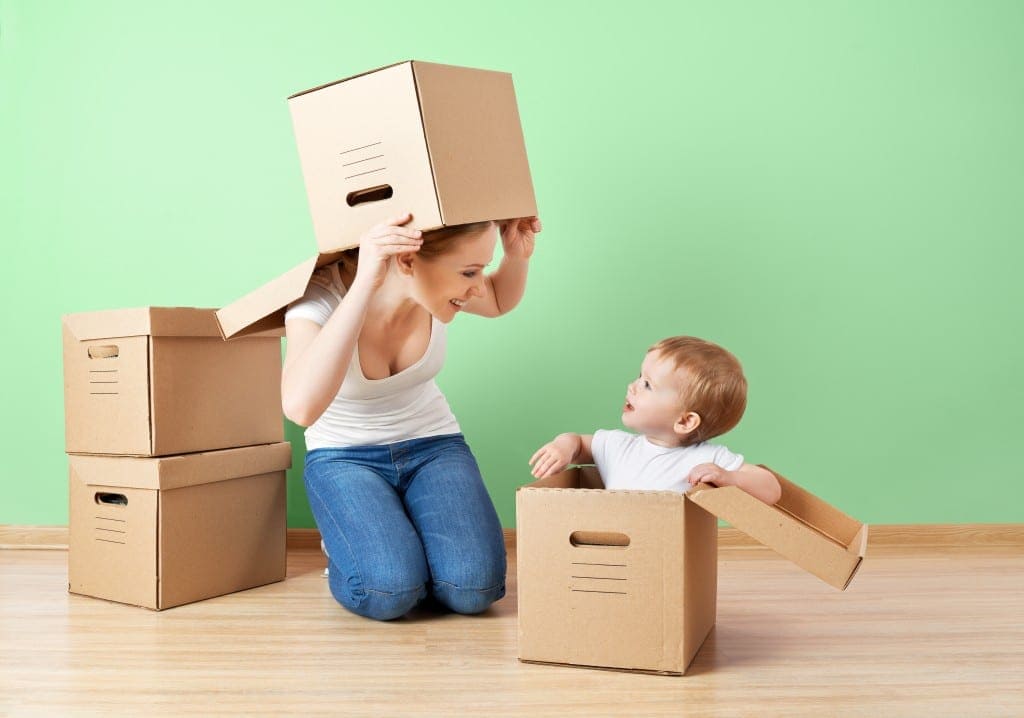 Imaginative Play: Cardboard Boxes and Wrapping Paper