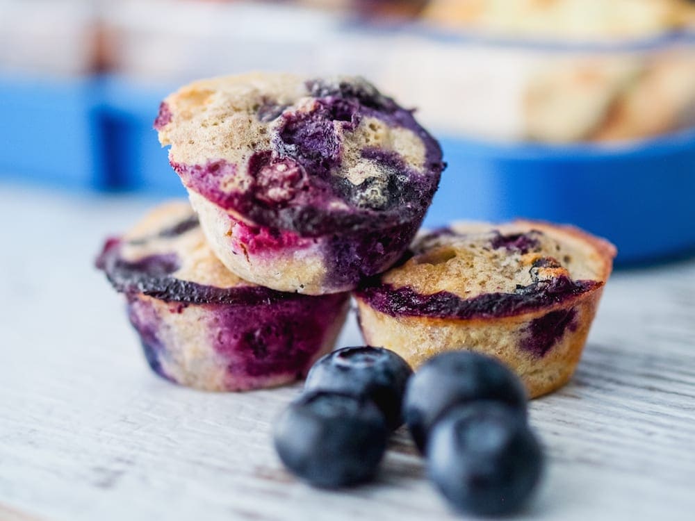 Lunch box Inspiration blueberry muffins