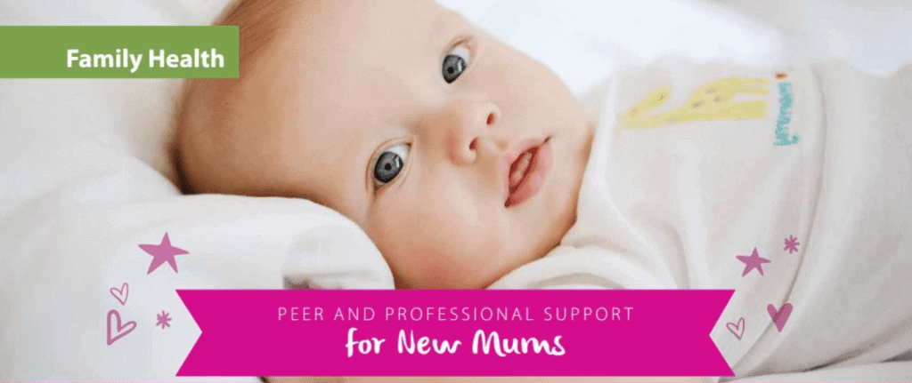 featured image for peer and professional support for new mums