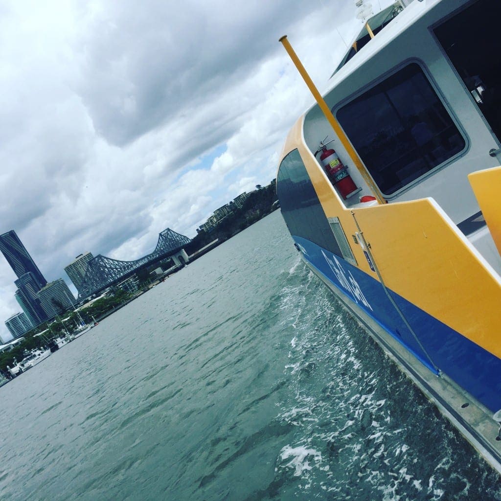 Brisbane CityCat with Kids