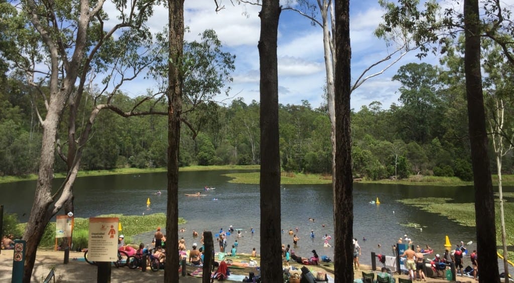 swimming holes near Brisbane enoggera reservoir 