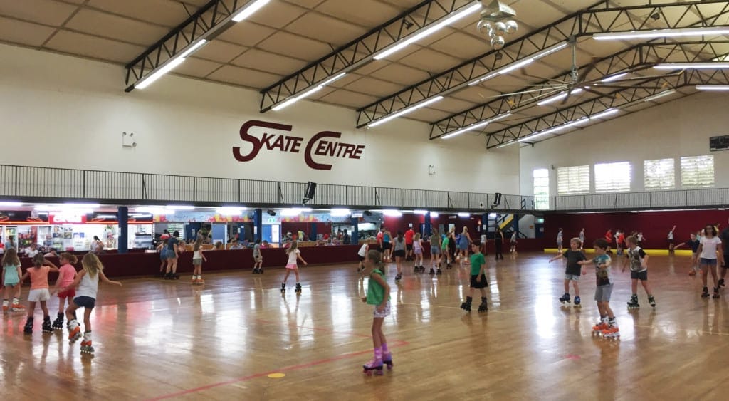 Stafford Skate Centre inside wide view of rink