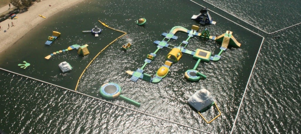 Aerial view of AquaSplash