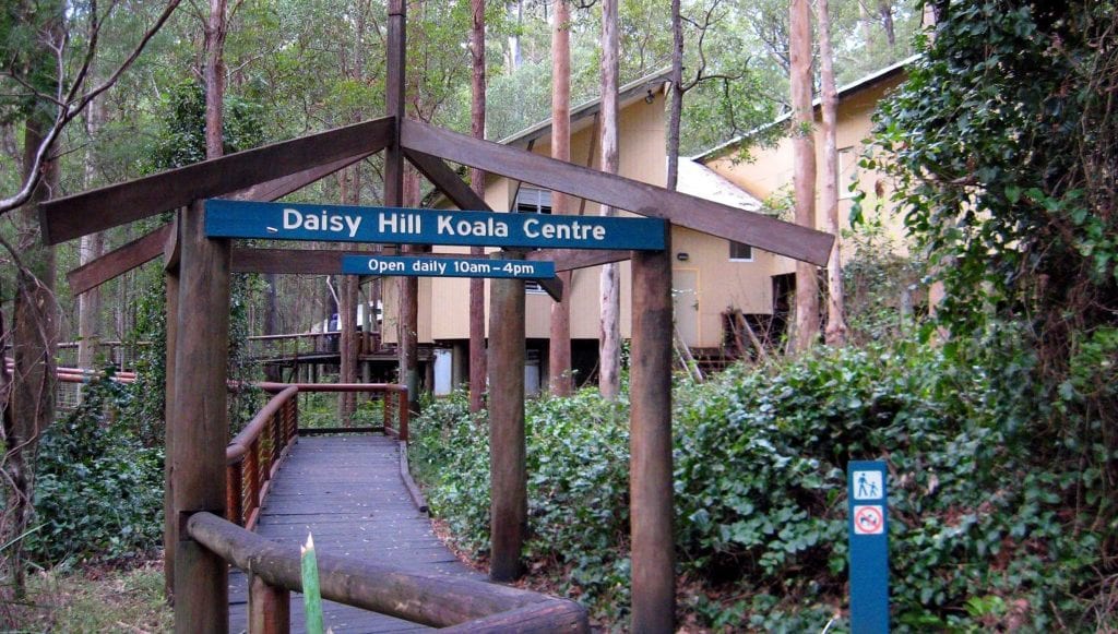 Daisy Hill Koala Centre entrance sign