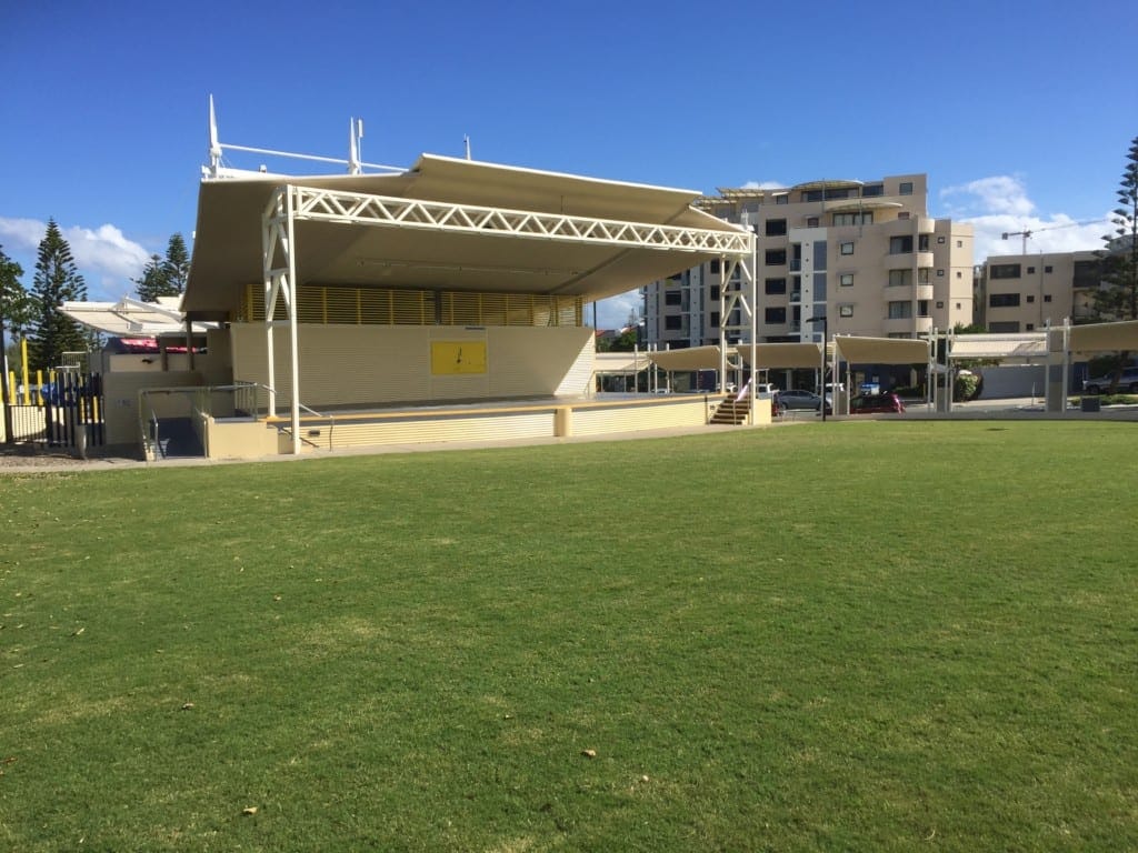 Kings Beach Caloundra - open green space