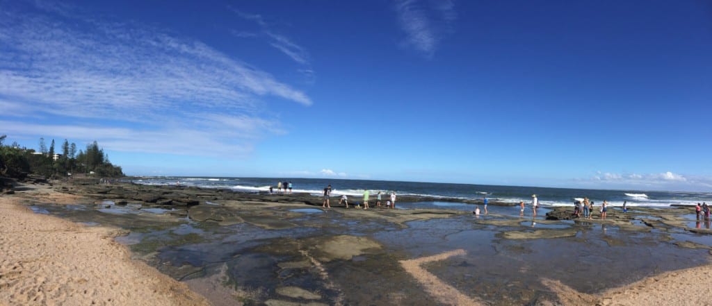 Kings Beach Caloundra rock pools