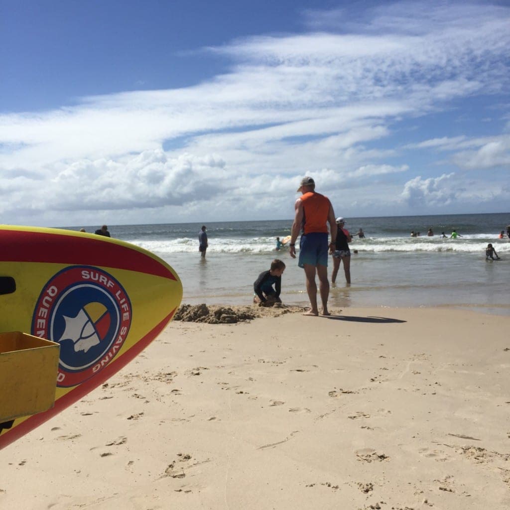 Woorim Beach Bribie Island - patrolled beach