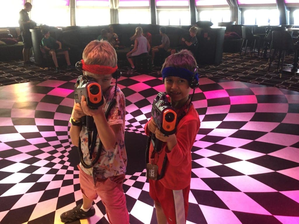 P&O Cruises The Edge Laser Tag