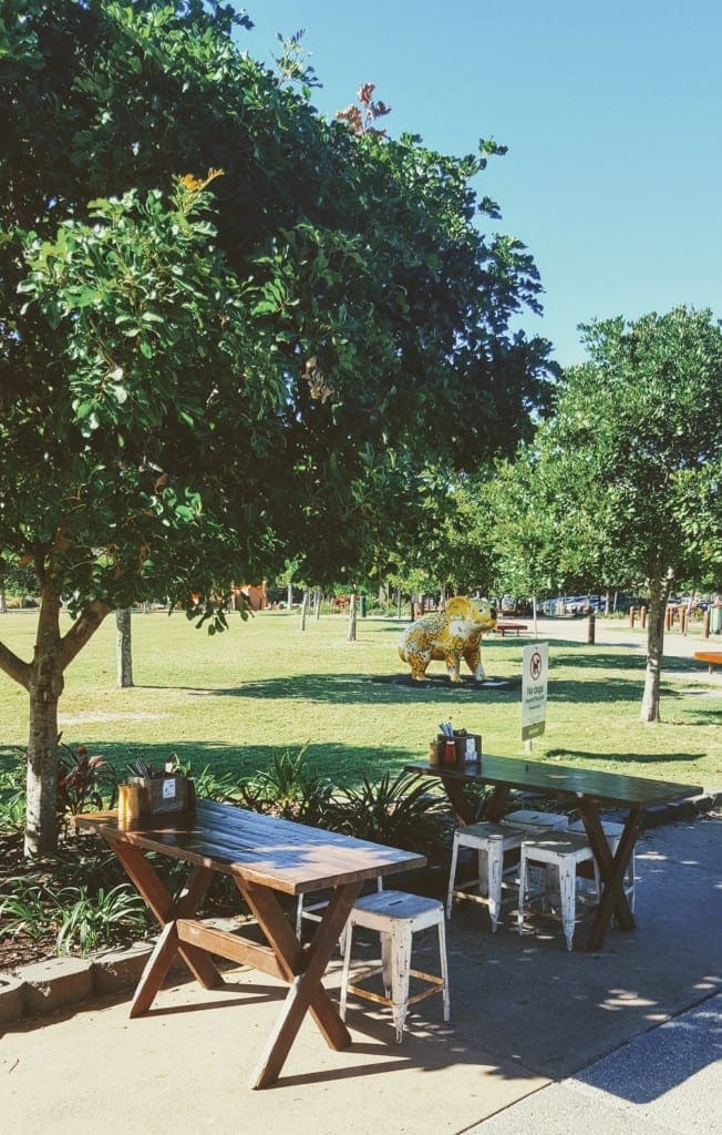 palm beach parklands dune cafe outdoor seating area at palm beach parklands