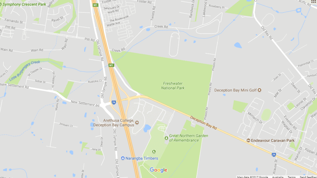 Freshwater Natural Park map