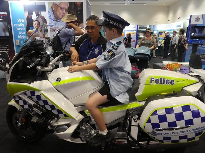 ekka police bike