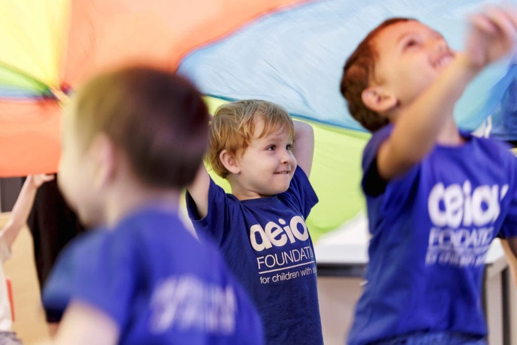 AEIOU children playing