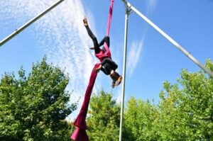 circus school aerial training