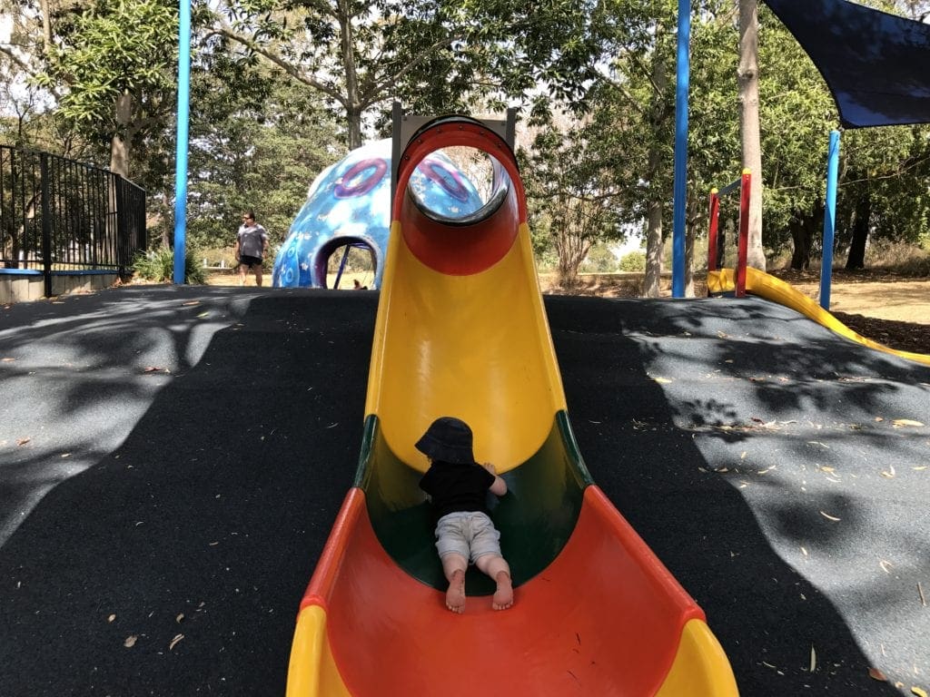 colmslie beach reserve slide