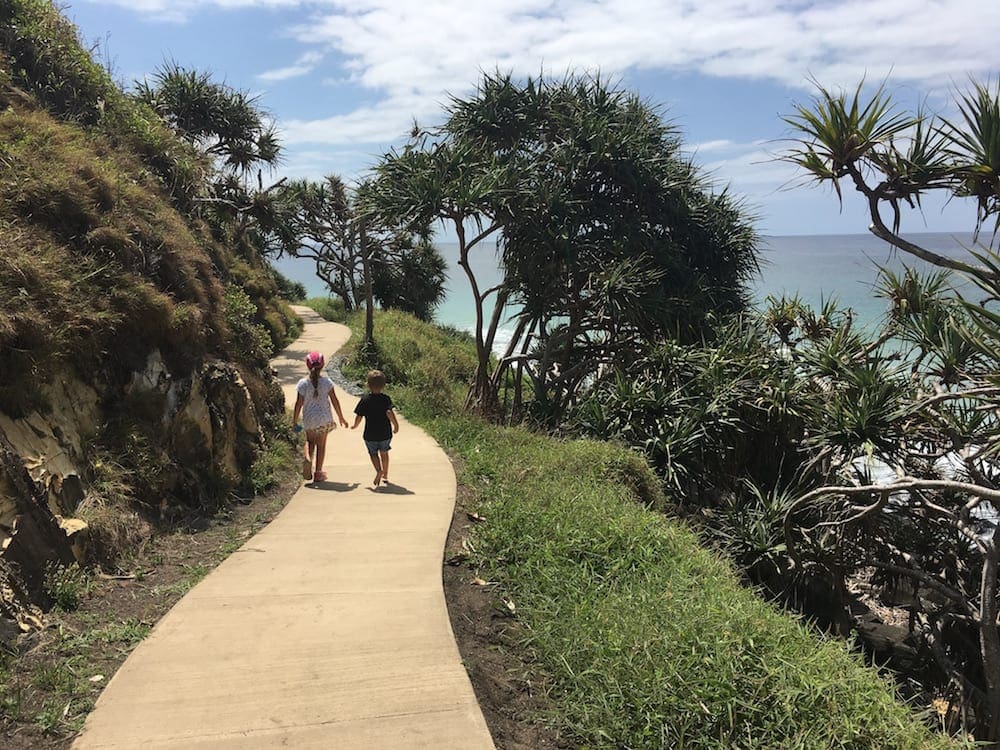 Burleigh Headland National Park Beach and Rainforest Walk for kids