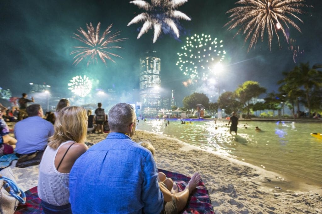 christmas in brisbane fireworks