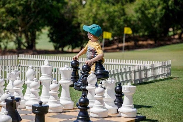 giant yard games - giant chess