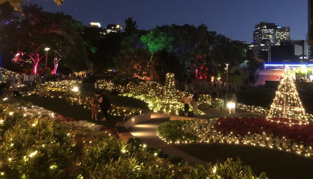REVIEW Enchanted Garden Christmas at Roma Street Parkland Families