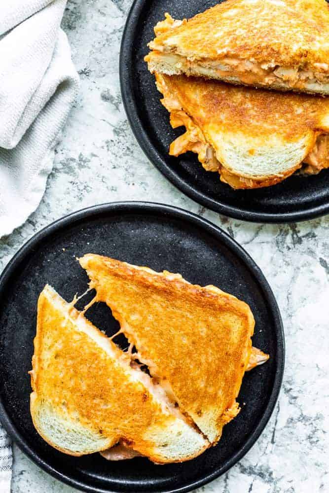 Buffalo Chicken Grilled Cheese
