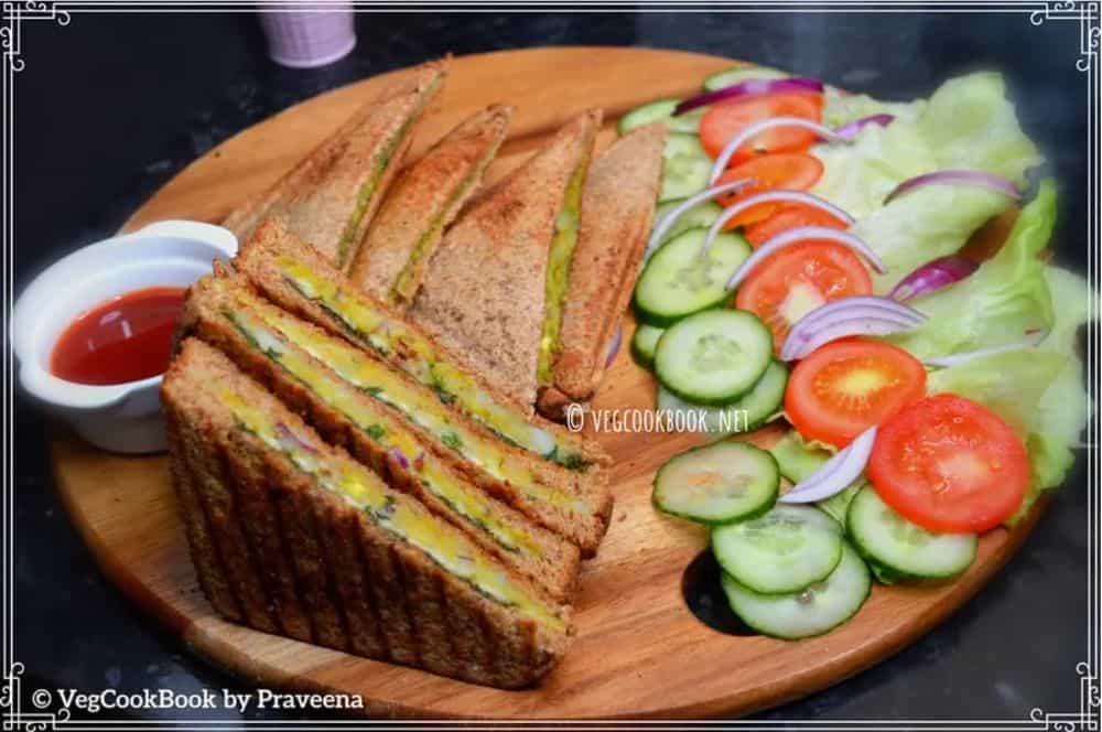Indian Masala Sandwich