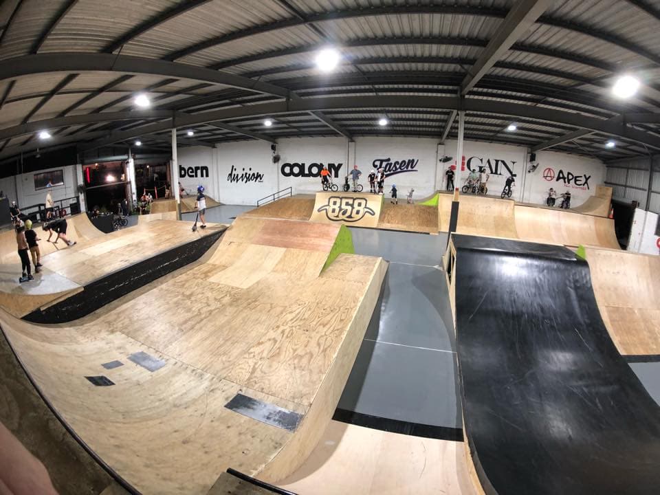 indoor skatepark tour