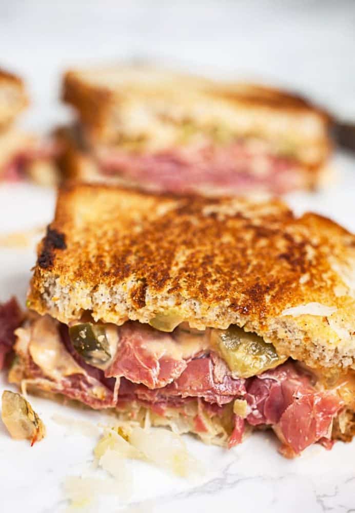 Reuben Sandwich with Thousand Island Dressing