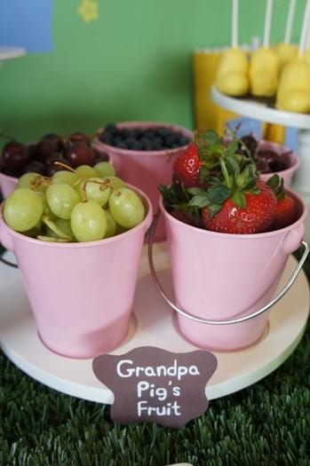 peppa pig party ideas fruit