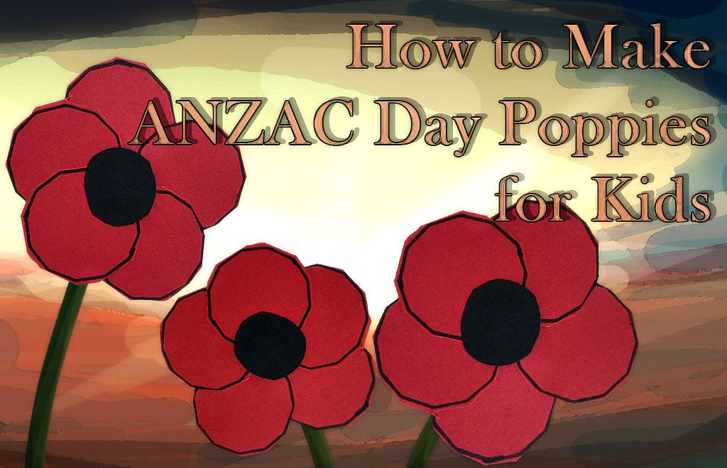 How to make ANZAC Day poppies