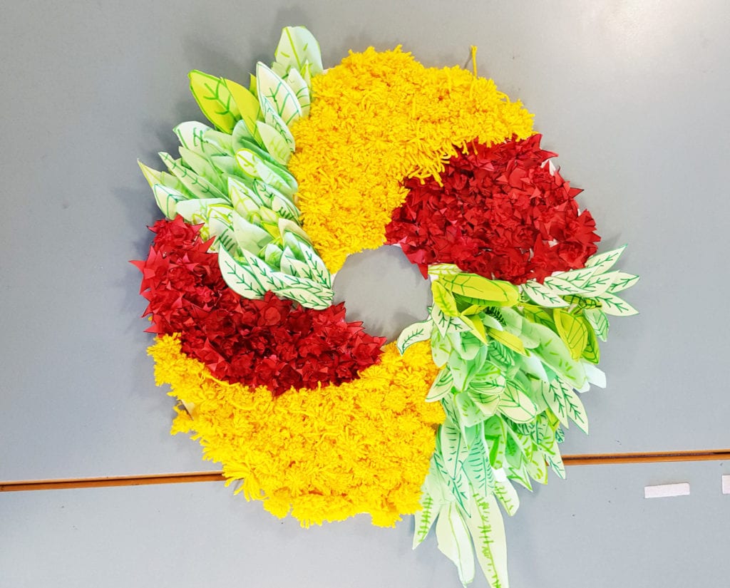 ANZAC Day Craft wreath