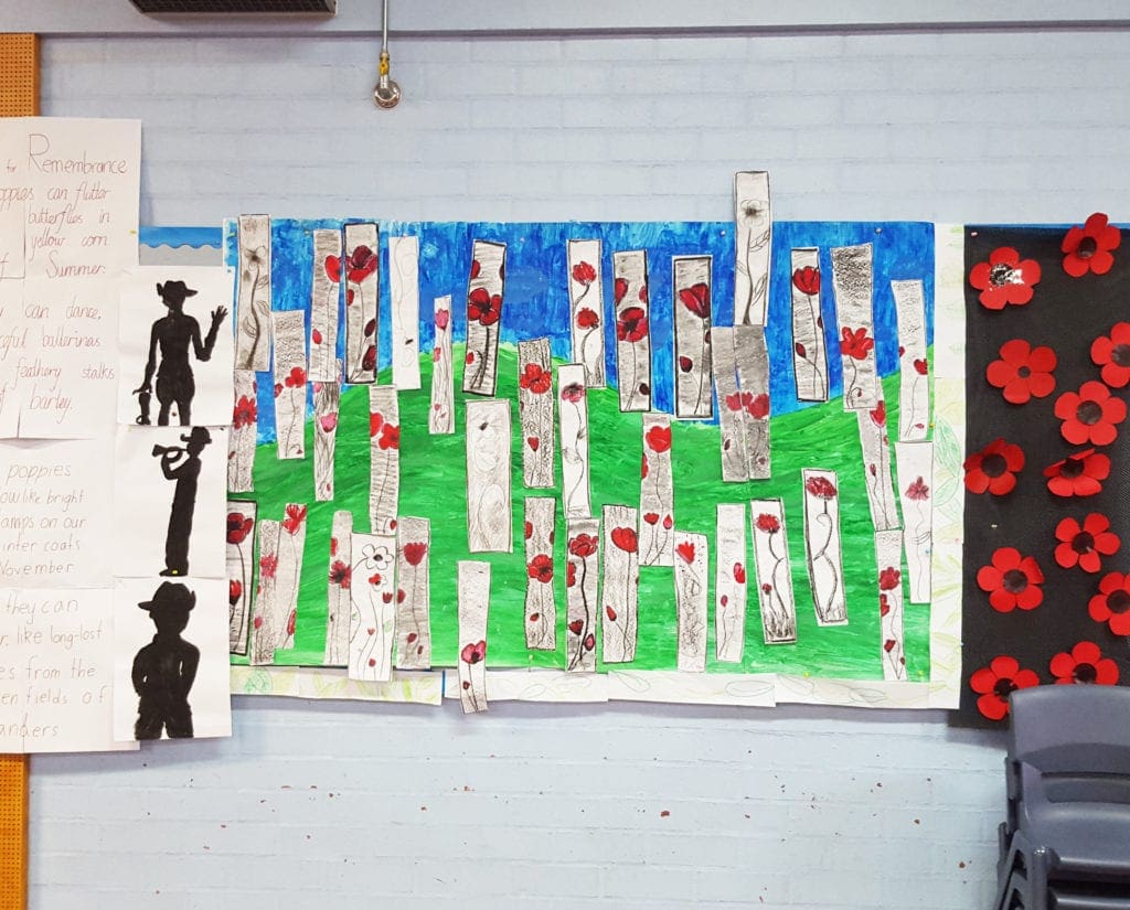 ANZAC Day Craft poppies