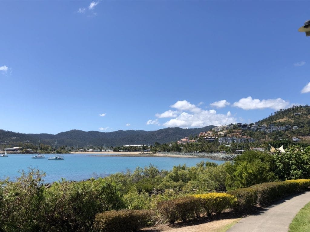 The boardwalk - Airlie Beach with kids