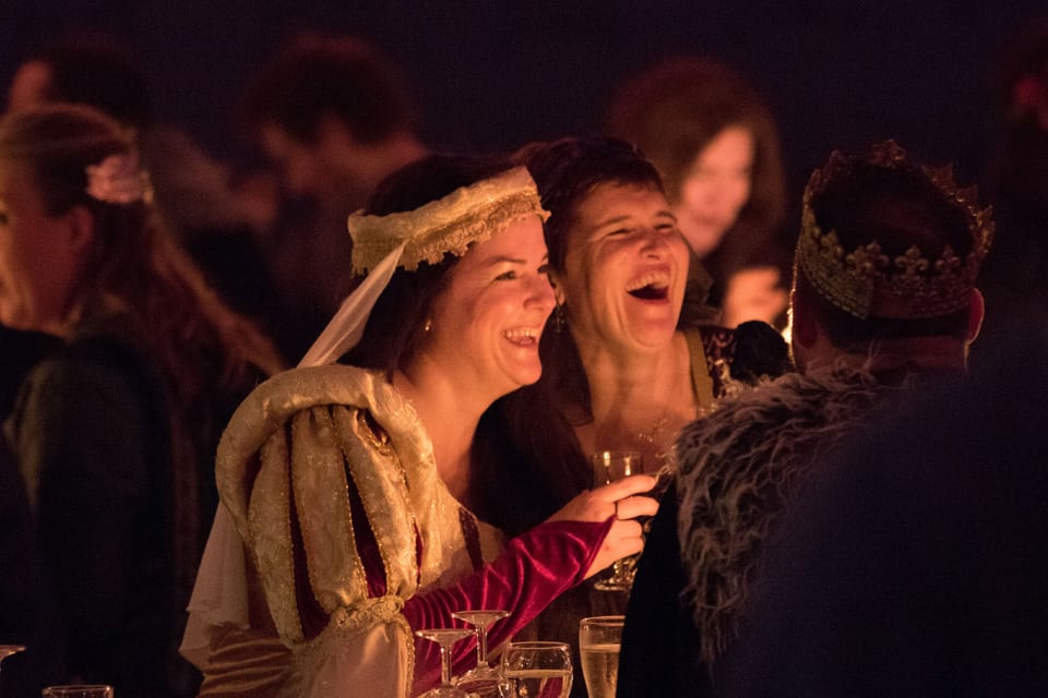 Abbey Medieval Banquet diners