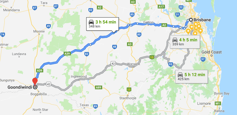Brisbane to Goondiwindi Road Trip
