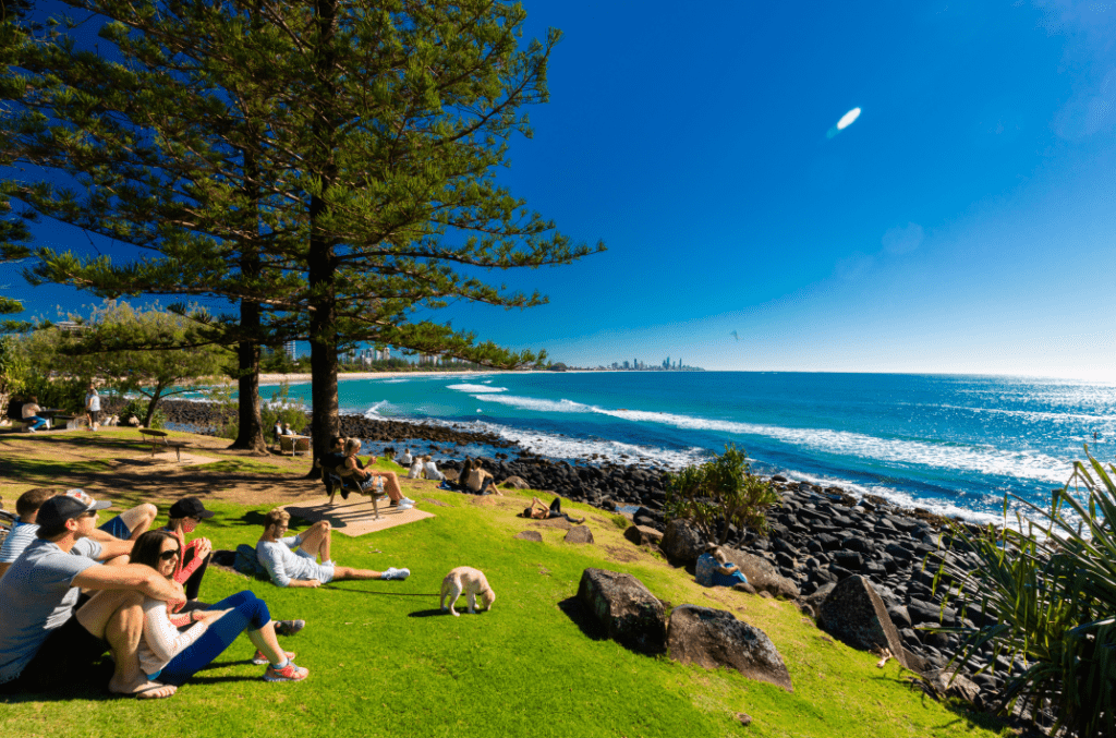 Burleigh Heads national Park entrance