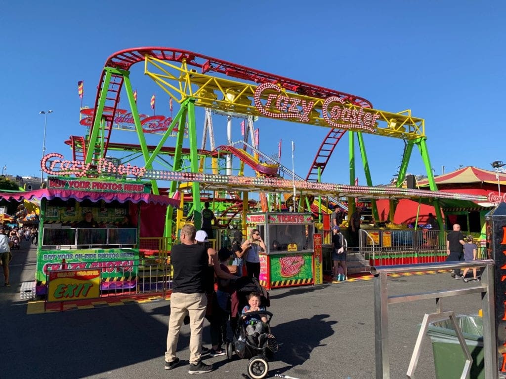 Ekka Crazy Coaster ride