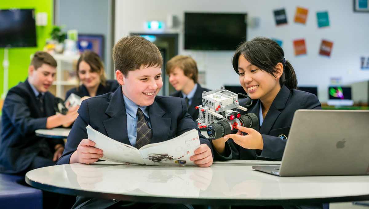 Students learning at Faith Lutheran College