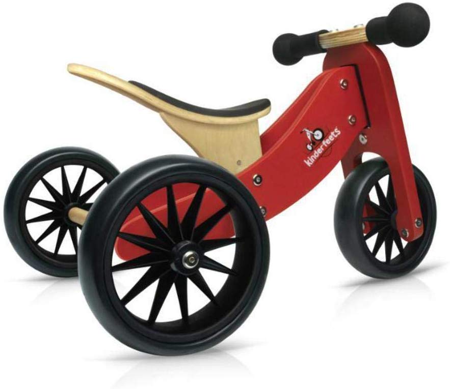 best toddler bikes - Kinderfeets Tiny Tot Convertible Wooden Balance Bike