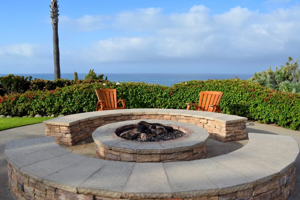 Permanent fire pit