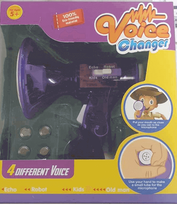 Unsafe Christmas toys - a voice changer